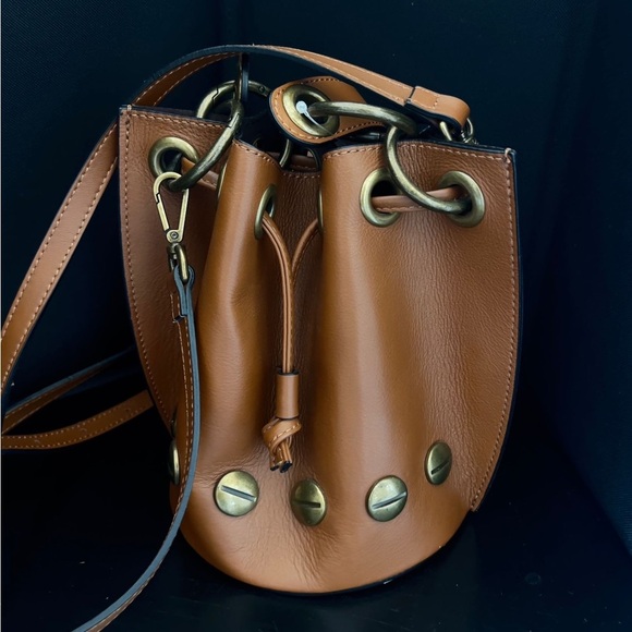 Italian Brown Leather Bag - Picture 1 of 7